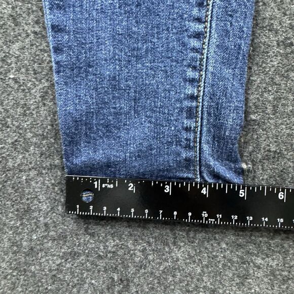 Kancan Skinny Jeans Women's 5/26 Blue Destroyed Mid Rise - Picture 8 of 9